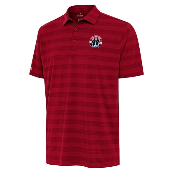 Men's Antigua Red Washington Wizards Tunnel Polo