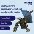thumbnail image 4 of Carriola con Portabebe Trendy Kids  Maxy Azul, 4 of 7