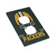 thumbnail image 3 of Panel de interruptores de pared con marco romano de cuero simple para interruptores de luces Packers Switching Panel de interruptores de luz simple, doble o con tirador, 3 of 8