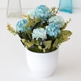 thumbnail image 2 of Limei Decorative Simulated Flower Pot Hydrangea for Home Vivid, 2 of 7