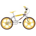 thumbnail image 1 of Netflix Stranger Things: Max BMX-style Bike, 20" wheel, Chrome / Yellow, 1 of 7