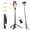 Black with Light, variant on SelfieShow Phone Tripod, 51'' Extendable Selfie Stick Tripod for iPhone with Remote & Phone Stand, Compatible with iPhone/Android/Video Recording/Vlog