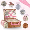 thumbnail image 4 of Juego de Cesta de Picnic YPshuye para 4 Personas con Bolsa Aislante y Tapete, 4 of 8