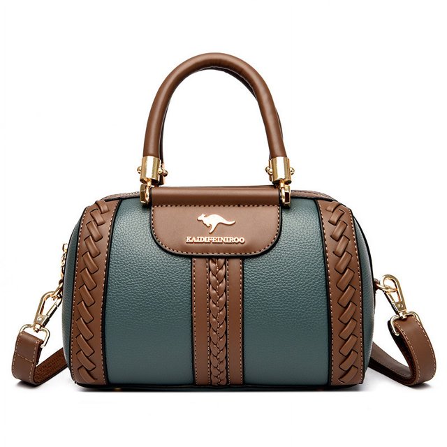 Bolsos de mujer Bolsos cruzados de mujer Bolsos de hombro de mujer Moda femenina Color Clash Bolsos de mano de mujer