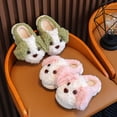 thumbnail image 6 of Otqutp Toddler Boys Girls Soft Plush Slippers Cute Dog Cartoon Animal House Shoes Toddler Kids Winter Non Slip Cozy Sandals, 6 of 8