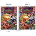 thumbnail image 4 of Los Niños de la Basura-bandera de jardín temática. Regalo perfecto para fans, amigos y familiares, ideal para actividades al aire libre y decoración de fiestas.28CM*45CM, 4 of 5