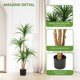 thumbnail image 3 of 4ft/5ft/6ft simulation dracaena artificial tree - great para home y oficina decoration, 3 of 5