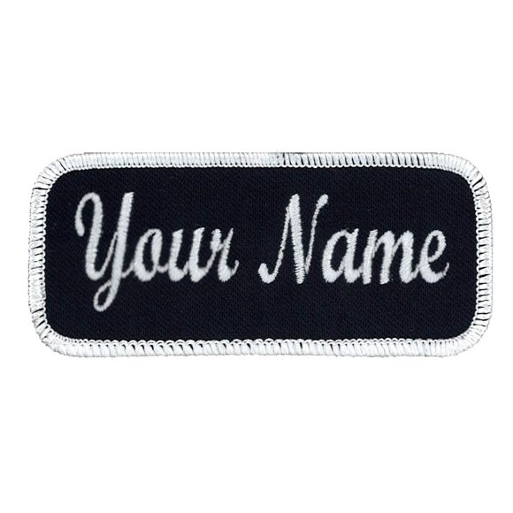 Uniforme de Travail Personnalisé Brodé Bleu Minuit avec Bordure Blanche