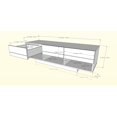 thumbnail image 4 of Nexera Radar 60 in. TV Stand with Optional Audio Cabinet, 4 of 10