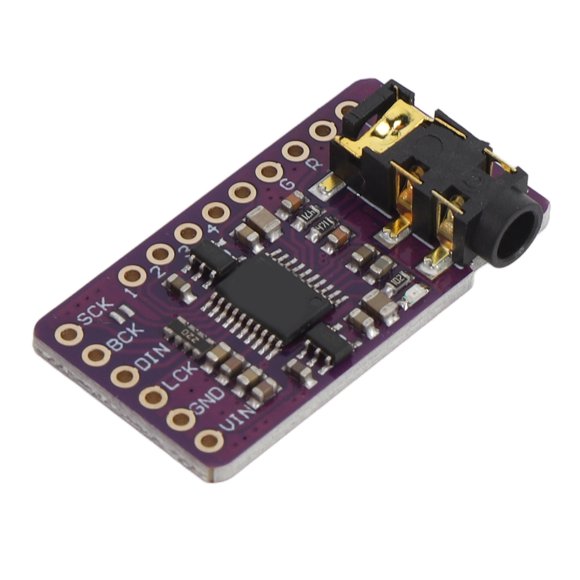 Digital Sound Decoding Board, Compact Digital To Analog Converter Decoding Board HAT Format for Home Studio
