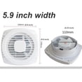 thumbnail image 1 of 6/8inch Silence Ventilating Strong Exhaust Extractor Fan For Window Wall Bathroom Toilet Kitchen Mounted ,High-Efficiency, 1 of 4