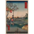 thumbnail image 2 of Fujimi Teahouse at Zoshigaya Poster Print by Ando Hiroshige (24 x 36), 2 of 2
