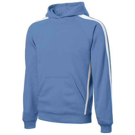 Sport-Tek Sleeve Stripe Pullover Hooded Sweatshirt