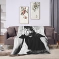 thumbnail image 4 of Blanket Patrick Swayze Soft and Comfortable Warm Fleece Throw Blankets Yoga Blankets Beach Blanket Picnic Blankets Gift for Dorm room office decor Sofa Bed Camping Travel All Season, 4 of 6