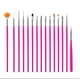 thumbnail image 2 of Juego completo de 15 bolígrafos para decoración de uñas, para pintar, tallar, con forma de abanico, con punta de flor, para fototerapia, 2 of 5