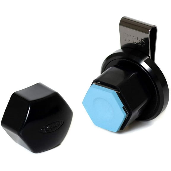 Kamui Roku Chalk Shark Billiards Octagonal Pool Chalk Holder Case - Black