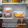 thumbnail image 4 of LaCuisine 6 Piece Locking, Glass Storage Container Set, 4 of 6
