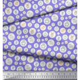 thumbnail image 2 of Soimoi Rayon Fabric Star & Cute Animals Kids Print Fabric by Yard 56 Inch Wide, 2 of 3