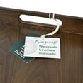 thumbnail image 5 of KINWELL  Square Black Walnut Wood Serving Tray Ottoman Tray with Handles 14"x14"x2", 5 of 5