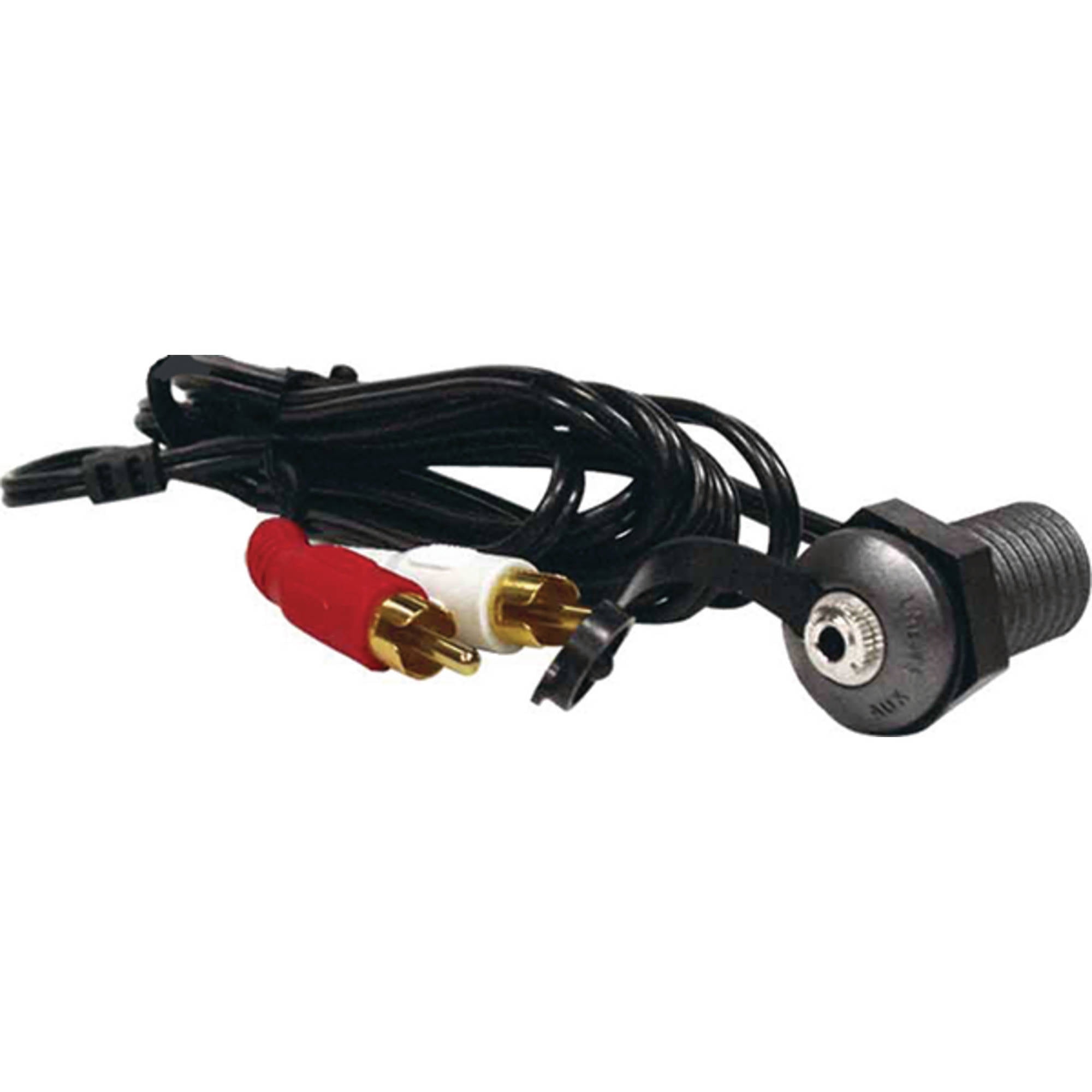 Jensen jPortG Auxiliary Audio Marine Stereo Input Jack with 9' RCA
