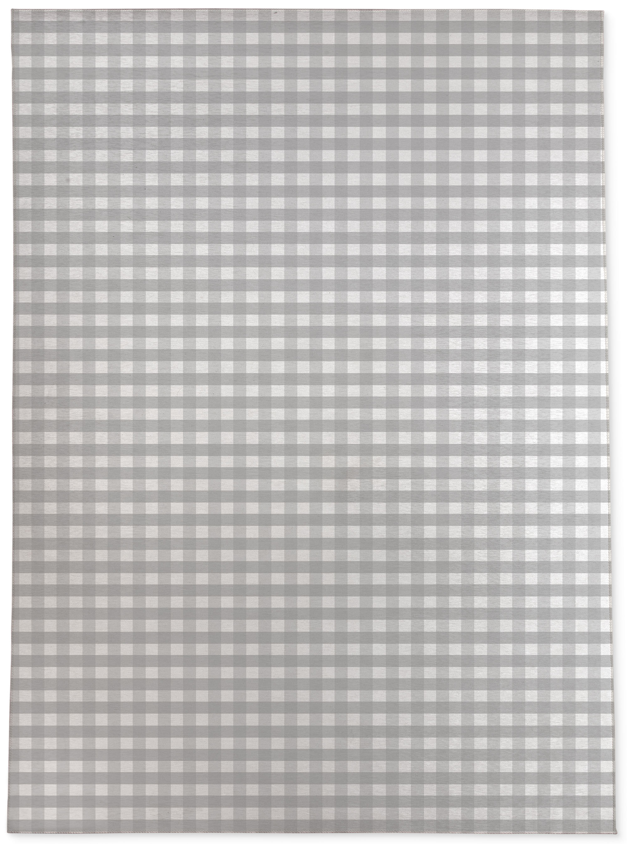 GREY GINGHAM DREAM Outdoor Rug By Kavka Designs - Walmart.com