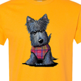 thumbnail image 4 of Inktastic Scottie Dog in Plaid T-Shirt, 4 of 5