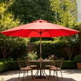 thumbnail image 4 of Outdoor Patio Cantilever Umbrella Replacement Canopy 10.83 Ft/8 Ribs, Cantilever Offset Patio Umbrella Fabric Cover Resistant Waterproof Shade For Table Pool, 4 of 7