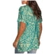 thumbnail image 3 of Camisetas con estampado de cuello redondo para mujer Camiseta de manga corta Blusa Tops sueltos OAVQHLG3B Store lin121212, 3 of 3
