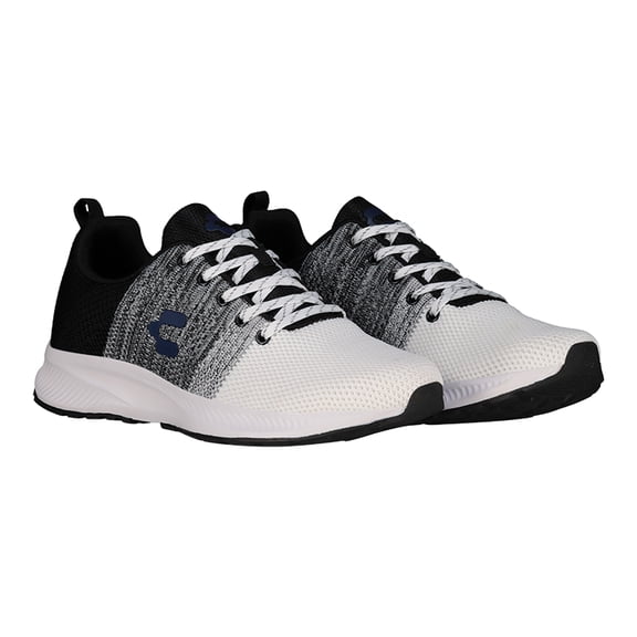 Tenis Charly para Caballero Estilo Running Blanco Marino Talla 29