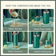 thumbnail image 4 of BOZZH  Thermos Vacuum Flask Tea Water Bottle Separation Filter Stainless Steel Thermoses Tea Coffee Cup Afternoon Tea Drinkware, 4 of 6