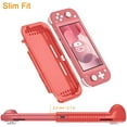 thumbnail image 6 of Fintie Case for Nintendo Switch Lite 2019 - Soft Silicone [Shock Proof] [Anti-Slip] Protective Cover with Ergonomic Grip Design for Switch Lite Console (Living Coral), 6 of 8