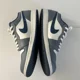 thumbnail image 2 of N I-K-E Mens A i r-Jor-dan 1 Low Ashen Slate Blue White Leather Sneakers Size 10.5, 2 of 6