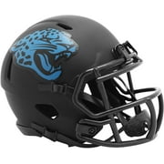 Angle View: Riddell Jacksonville Jaguars Eclipse Alternate Revolution Speed Mini Football Helmet