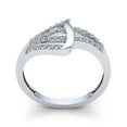 thumbnail image 3 of 1ctw Round Cut Diamond Ladies Accents Anniversary Wedding Band Solid 18K Rose, White or Yellow Gold G SI1, 3 of 3