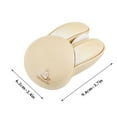 thumbnail image 3 of Oggfader Wireless Mouse for Laptop Wireless Mouse Mute Lovely Rabbit Lady Office Laptop Beige, 3 of 5