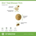 thumbnail image 7 of Symmons 5592STN15TRM Elm Tub And Shower Trim Package - Nickel, 7 of 7