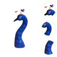 thumbnail image 6 of yotijay Peacock Mannequin Head Floral Arrangement Decor Peacock Head Model for, 6 of 9