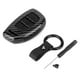 thumbnail image 1 of 3-Button Carbon Fiber Remote Key Case Cover Accessory Fit for HYUNDAI Tucson, 1 of 4