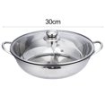 thumbnail image 4 of LCXmlly Double-Flavoured Hotpot DoubleFlavored Stainless Steel Pot Set: Binaural Induction Cooker Compatible, 4 of 5
