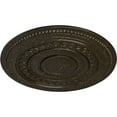 thumbnail image 3 of Ekena Millwork 18"OD x 1 1/4"P Oldham Ceiling Medallion (Fits Canopies up to 8 5/8"), Hand-Painted Stone Hearth Crackle, 3 of 5