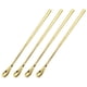 thumbnail image 1 of 4uds Cuchara Mezclar Acero Inoxidable Unique Bargains Cuchara Bebida Revolver 7,6 Pulgadas Oro, 1 of 6