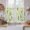 Yellow, variant on Green Leaves Tier Curtains 24 Inch Length, Summer Botanical Farmhouse Leaf Watercolor Cafe Short Curtains for Bathroom Over Sink, Small Kitchen Curtain Light Filtering Drapes 2 Panels 27.5"Wx24"L