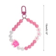 thumbnail image 3 of Unique Bargains 1 Pc Phone Charm Cartoon Rabbit Cellphone Charm Rose Red, 3 of 5
