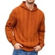 thumbnail image 2 of MHFRRA Sudadera con Capucha Informal de Mezcla Suave con Capucha Ajustable para Uso Diario, Ropa de Calle Cómoda Naranja, 2 of 8