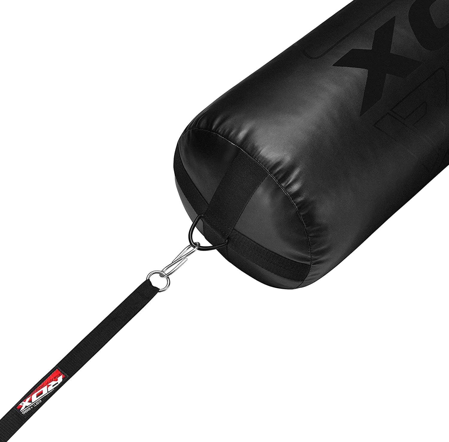 RDX Punching Bag Unfilled Set Kick Boxing MMA Training Gloves Heavy Punchinging Mitts Hanging Chain wall Bracket Muay Thai 4PC Martial Arts 4FT 5FT