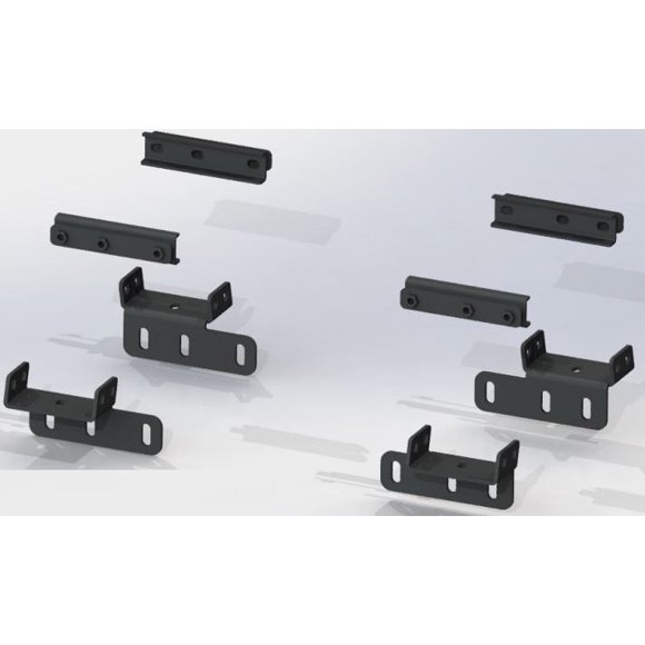 Fits 2019-2021 Ford Ranger Road Armor Bed Cargo Rack Mounting Kit 515BRS-BRKTKIT TRECK; Direct Fit