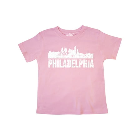 

Inktastic Philadelphia Skyline Grunge Gift Toddler Boy or Toddler Girl T-Shirt
