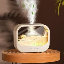 Blueek White Aromatherapy Humidifier for Better Sleep, Quiet Diffuser with Mist Timer & Auto-Off Protection, 250ml