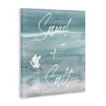 thumbnail image 3 of Stupell Industries Coastal Sand & Salt Beach Phrase Canvas Art, 30 x 40, by Christine Zalewski, 3 of 7