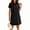 Black, variant on Summer Dresses for Women Short Sleeve Polo Casual T Shirt Dress Beach Sundresses with Pockets,Mother's Day,Pink,XL